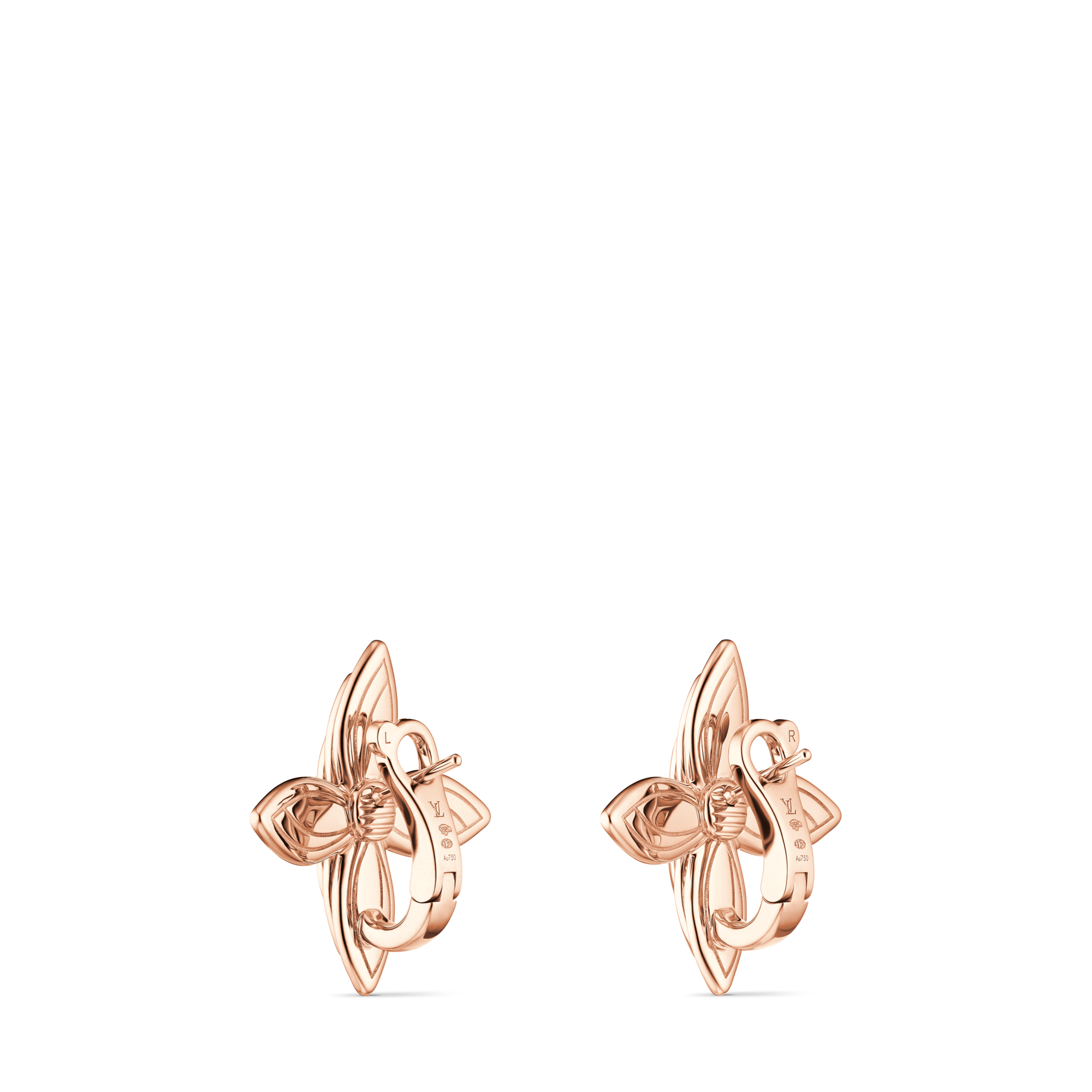 Idylle Blossom Earrings, Pink Gold and Diamonds  in Les Extraordinaires