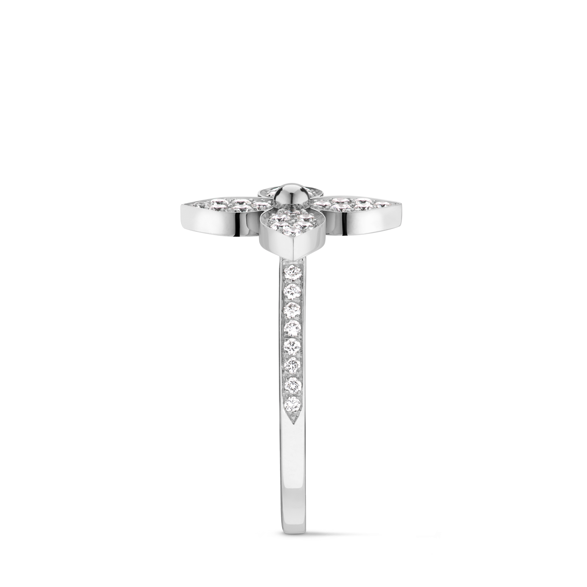 Idylle Blossom Ring, White Gold And Diamonds  in Perhiasan
