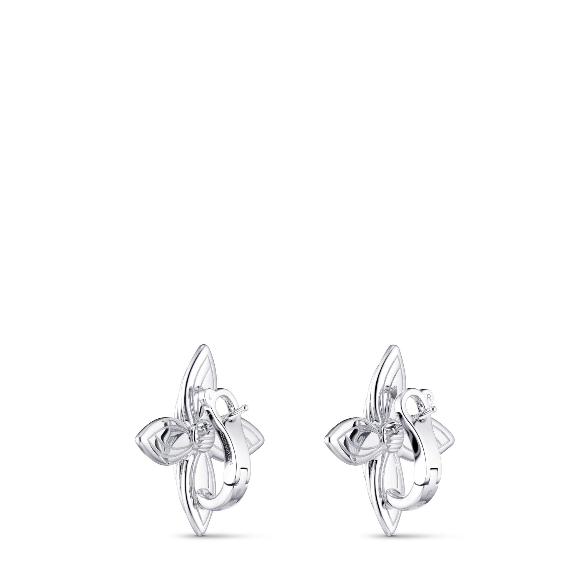 Idylle Earrings, White Gold & Diamonds  in Les Extraordinaires