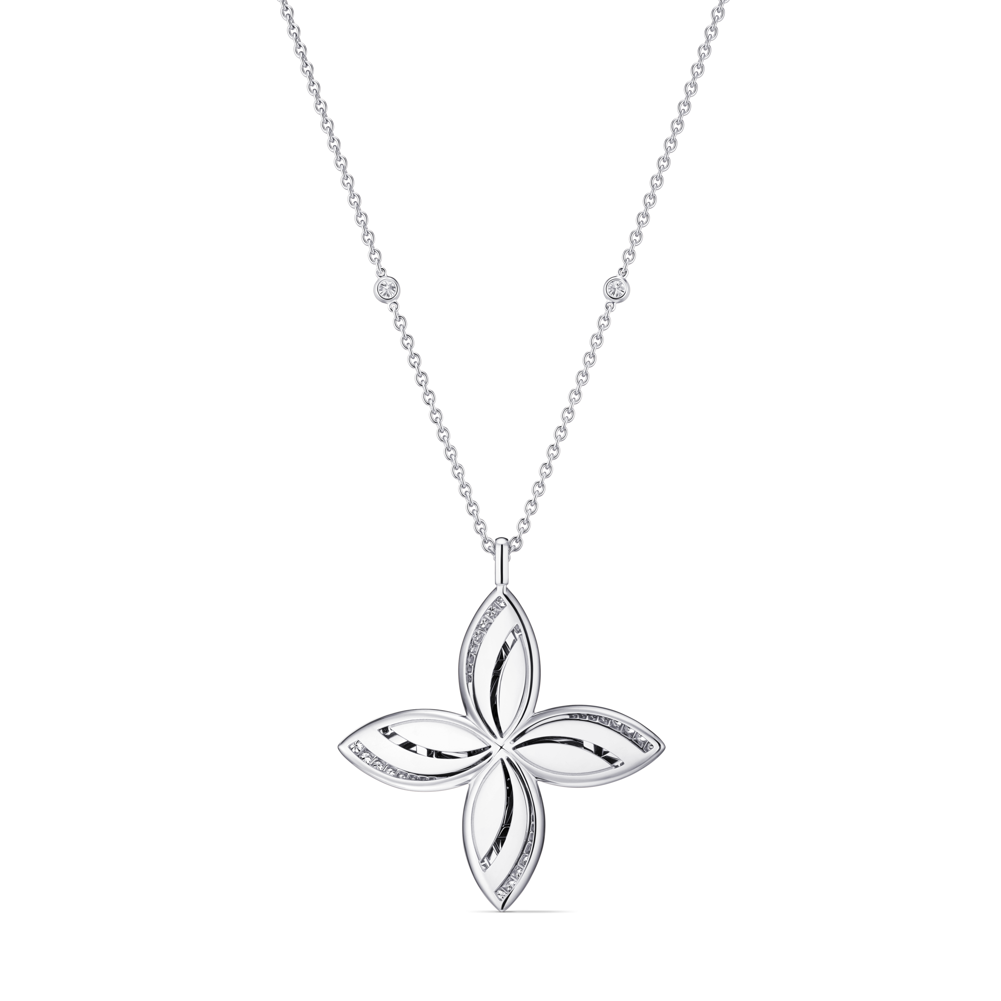 Idylle Pendant, White Gold & Diamonds  in Les Extraordinaires