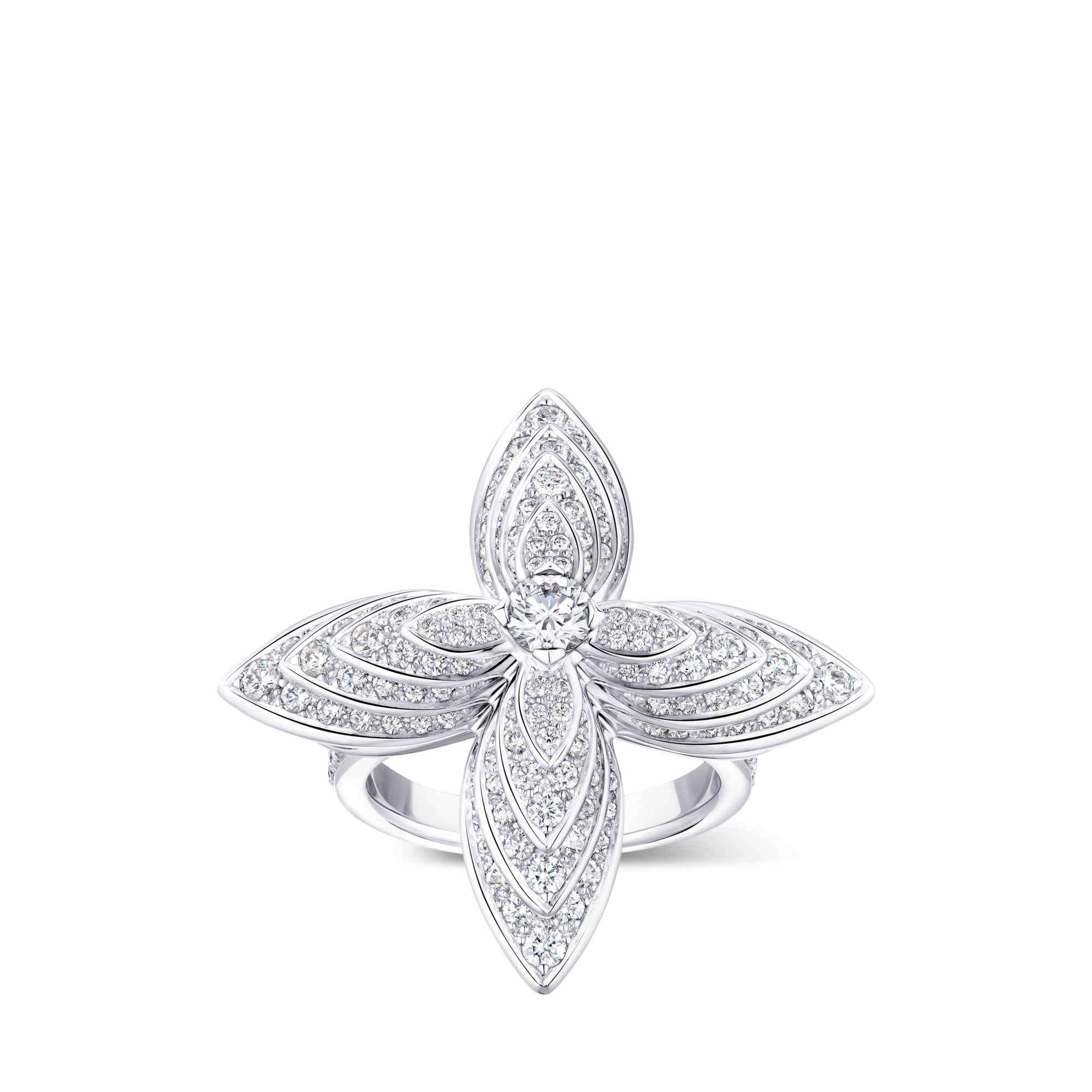 Idylle Ring, White Gold & Diamonds  in Les Extraordinaires