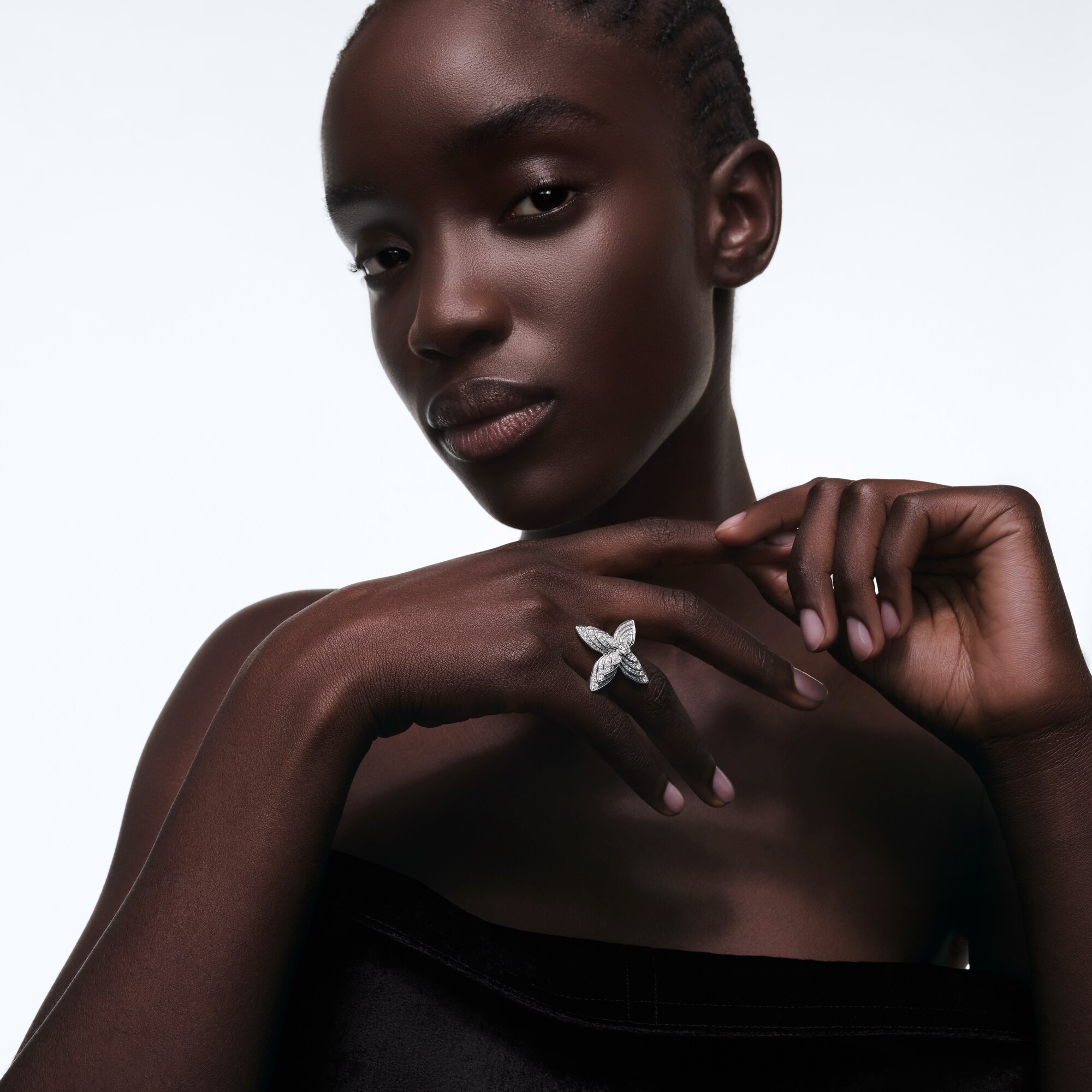 Idylle Ring, White Gold & Diamonds  in Les Extraordinaires