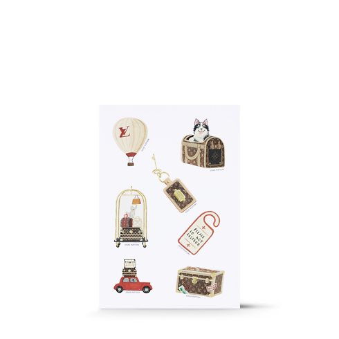 Jane Notebook MM & Stickers Carnets de Palace Buffet S00 in Trunks, Travel and Home's Buku dan Alat Tulis Kantor dan Alat Tulis collections by Louis Vuitton (Perbesar produk)