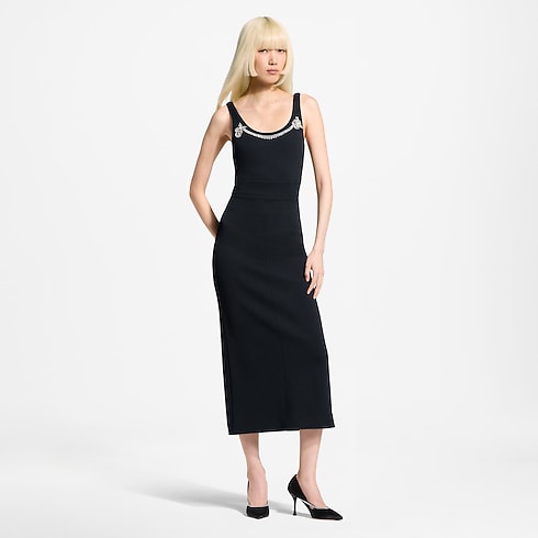 Jewel Neck Tank Dress in Wanita's Pakaian Dresses collections by Louis Vuitton (Perbesar produk)