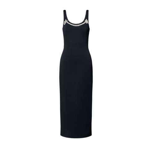Jewel Neck Tank Dress in Wanita's Pakaian Dresses collections by Louis Vuitton (Perbesar produk)