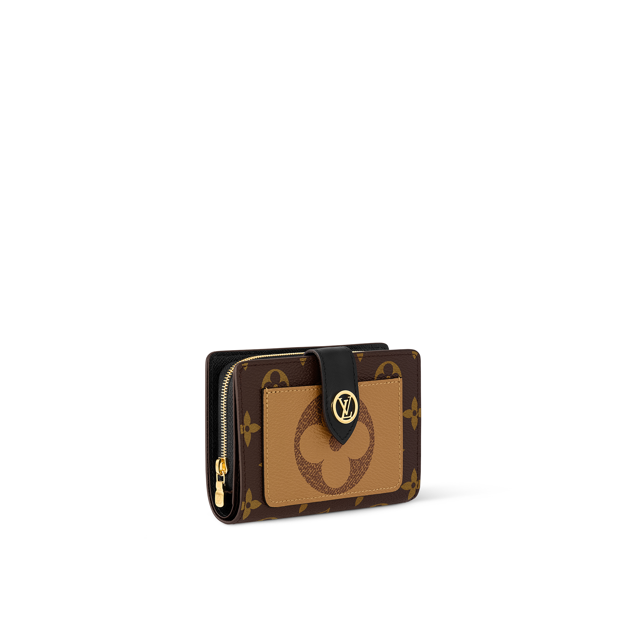 Juliette Wallet Monogram Reverse Canvas in Wanita