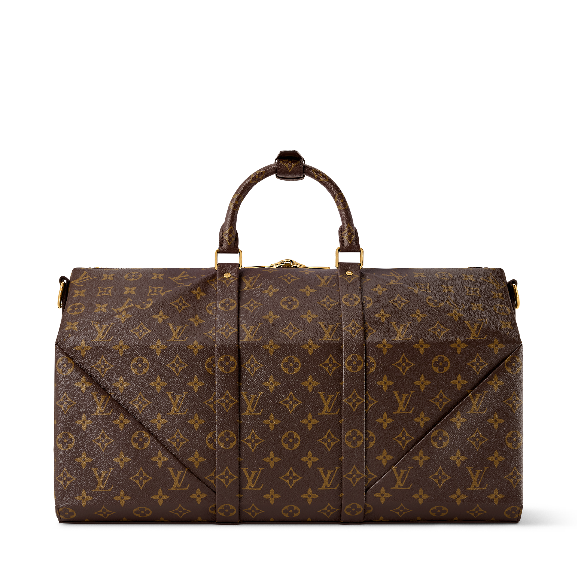 Keepall 50 Autres Cuirs Monogram in Pria