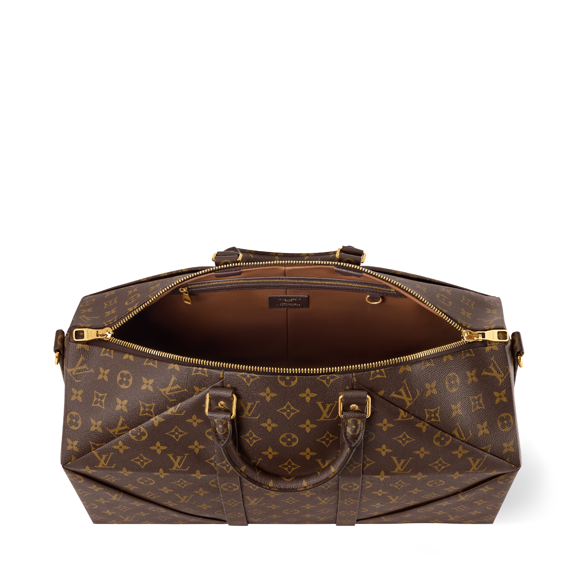 Keepall 50 Autres Cuirs Monogram in Pria