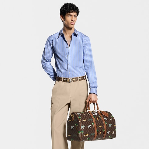 Keepall 50 Damier Other in Tas dan Aksesori Kulit's Tas untuk Pria LV Icons collections by Louis Vuitton (Perbesar produk)