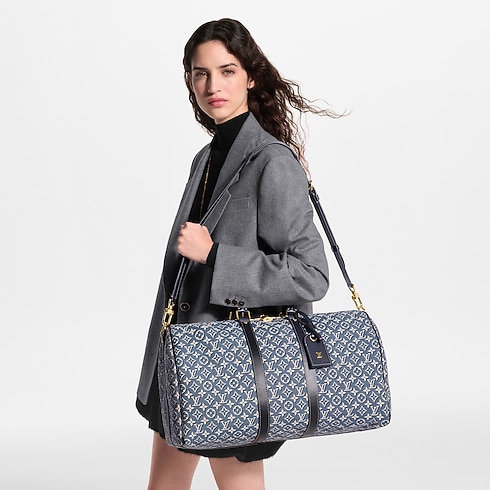 Keepall Bandoulière 45 Other Monogram Canvas in Trunks, Travel and Home's Travel Bags and Rolling Luggage Tas Travel collections by Louis Vuitton (Perbesar produk)