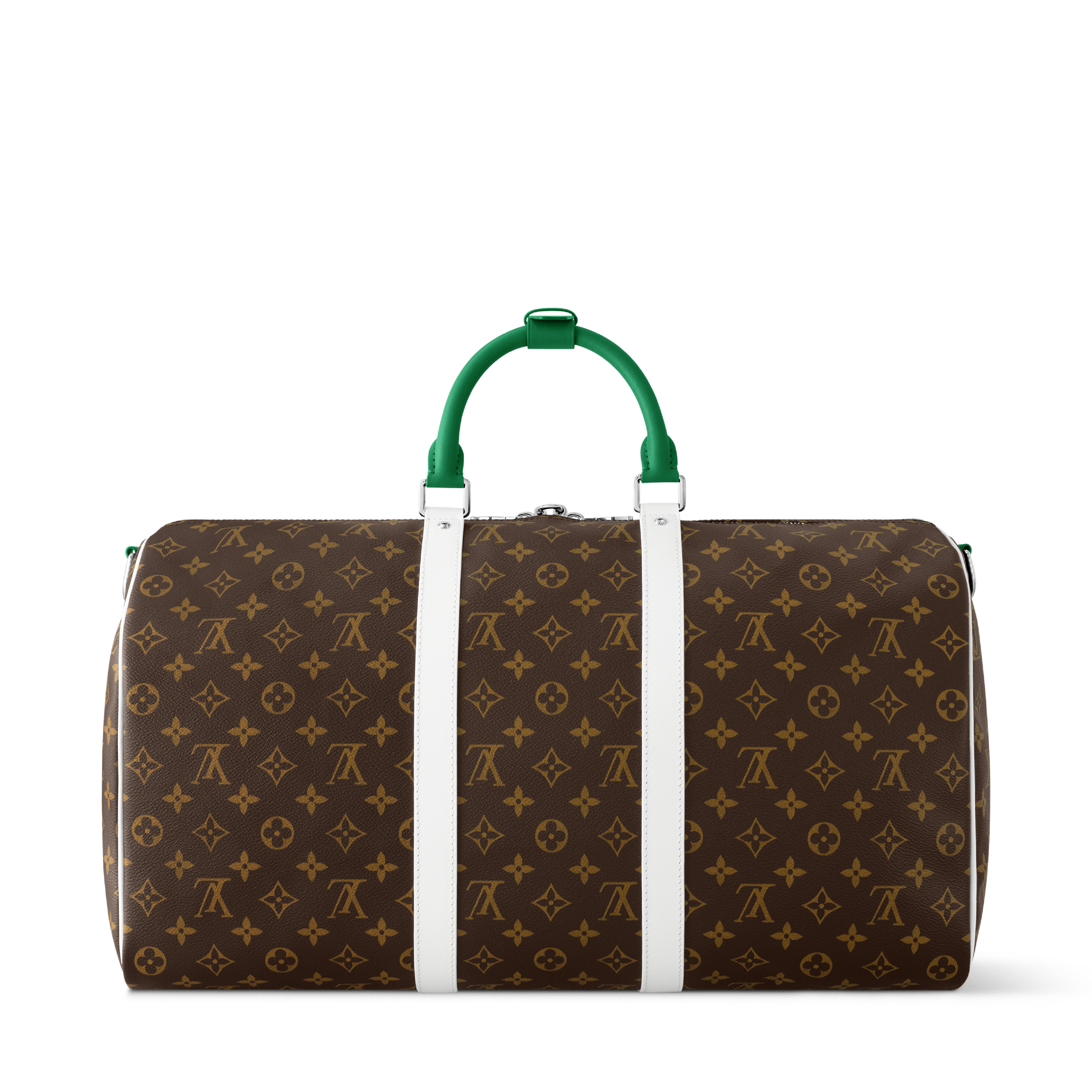 Keepall Bandoulière 50 Monogram Macassar in Tas dan Aksesori Kulit