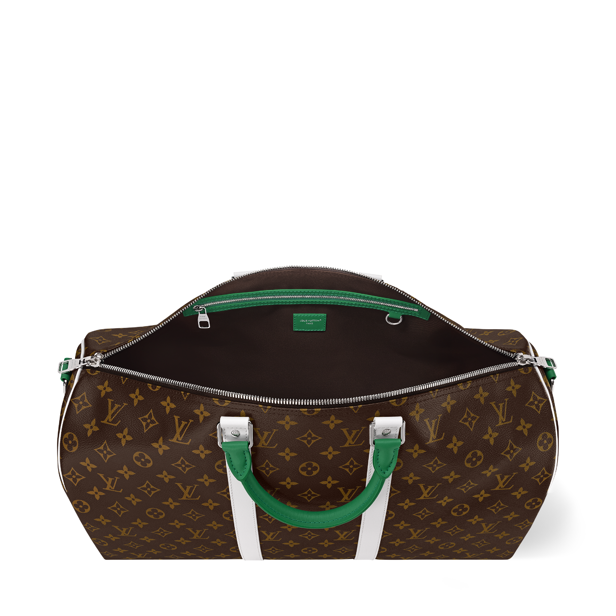 Keepall Bandoulière 50 Monogram Macassar in Tas dan Aksesori Kulit