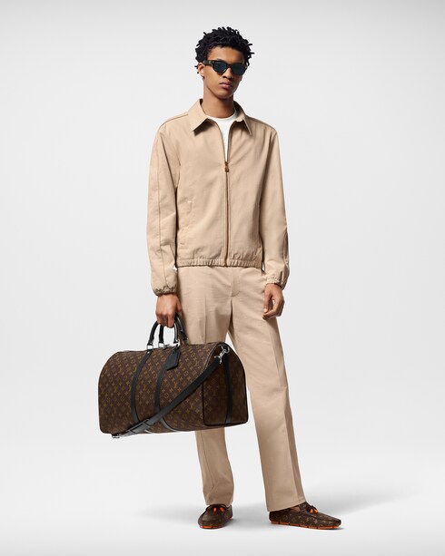 キーポル・バンドリエール 55 モノグラム・マカサー バッグ・財布・小物 レザーグッズ・パーソナライゼーション