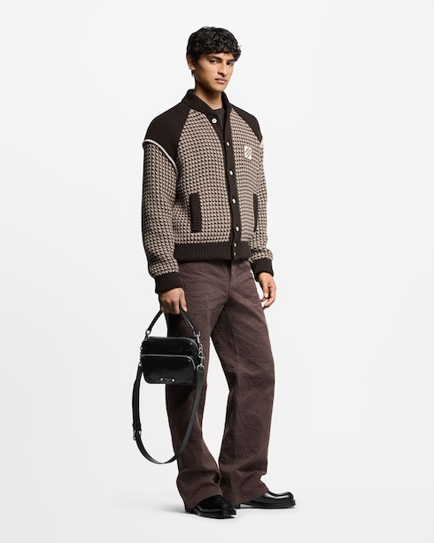Knitted Cotton Jacquard Bomber in Men's Ready-to-Wear All Ready-to-Wear collections by Louis Vuitton