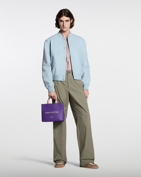 Leather Blouson in Men's Ready-to-Wear Outerwear and Coats collections by Louis Vuitton