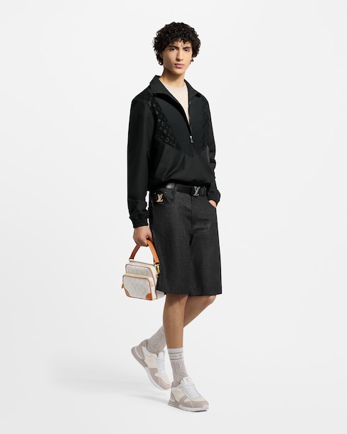 Leather Mix Track Top in Men's Ready-to-Wear Outerwear and Coats collections by Louis Vuitton