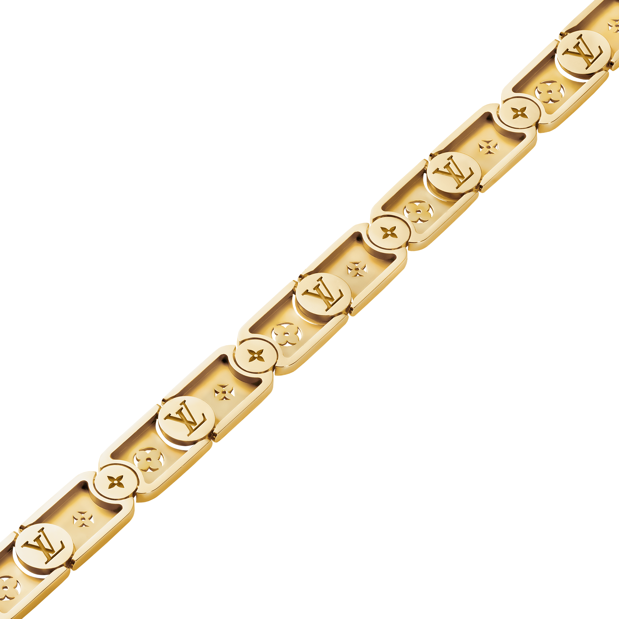 Les Gastons Vuitton Gourmette Bracelet, Yellow Gold  in Perhiasan