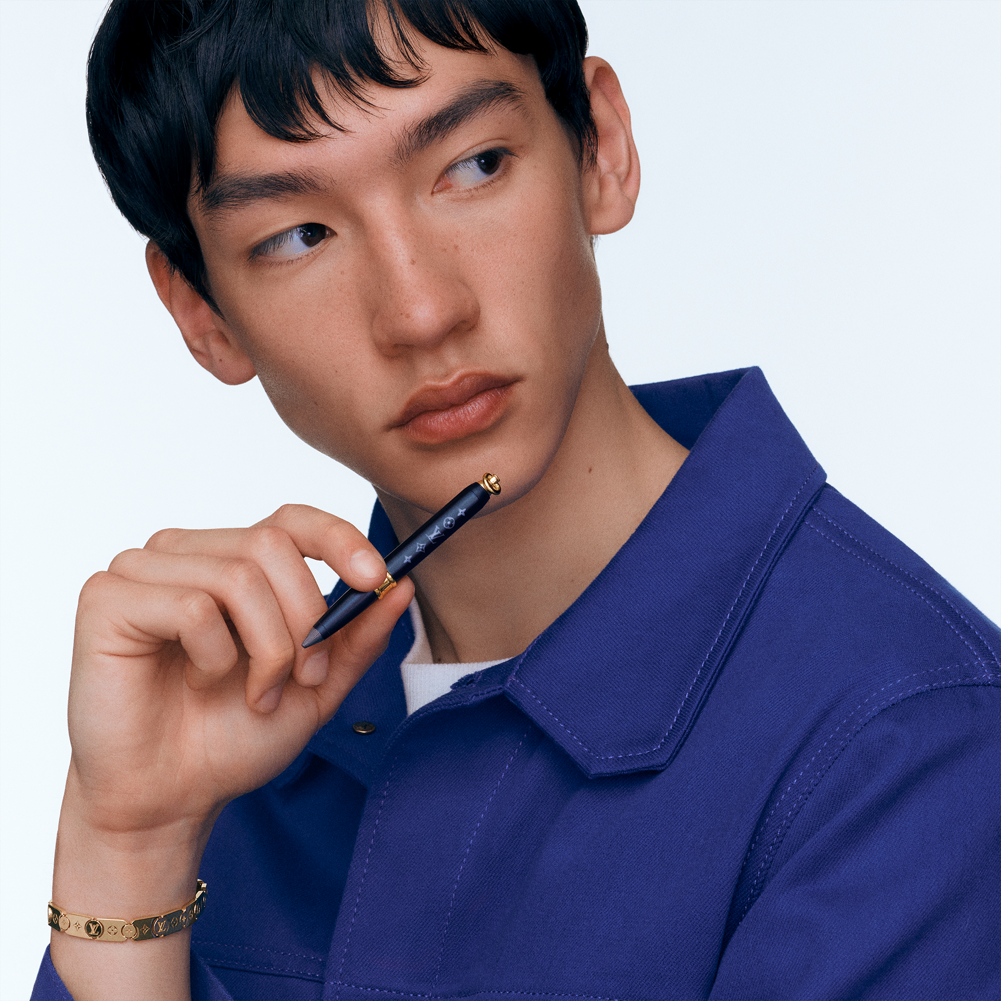 Les Gastons Vuitton Gourmette Bracelet, Yellow Gold  in Perhiasan