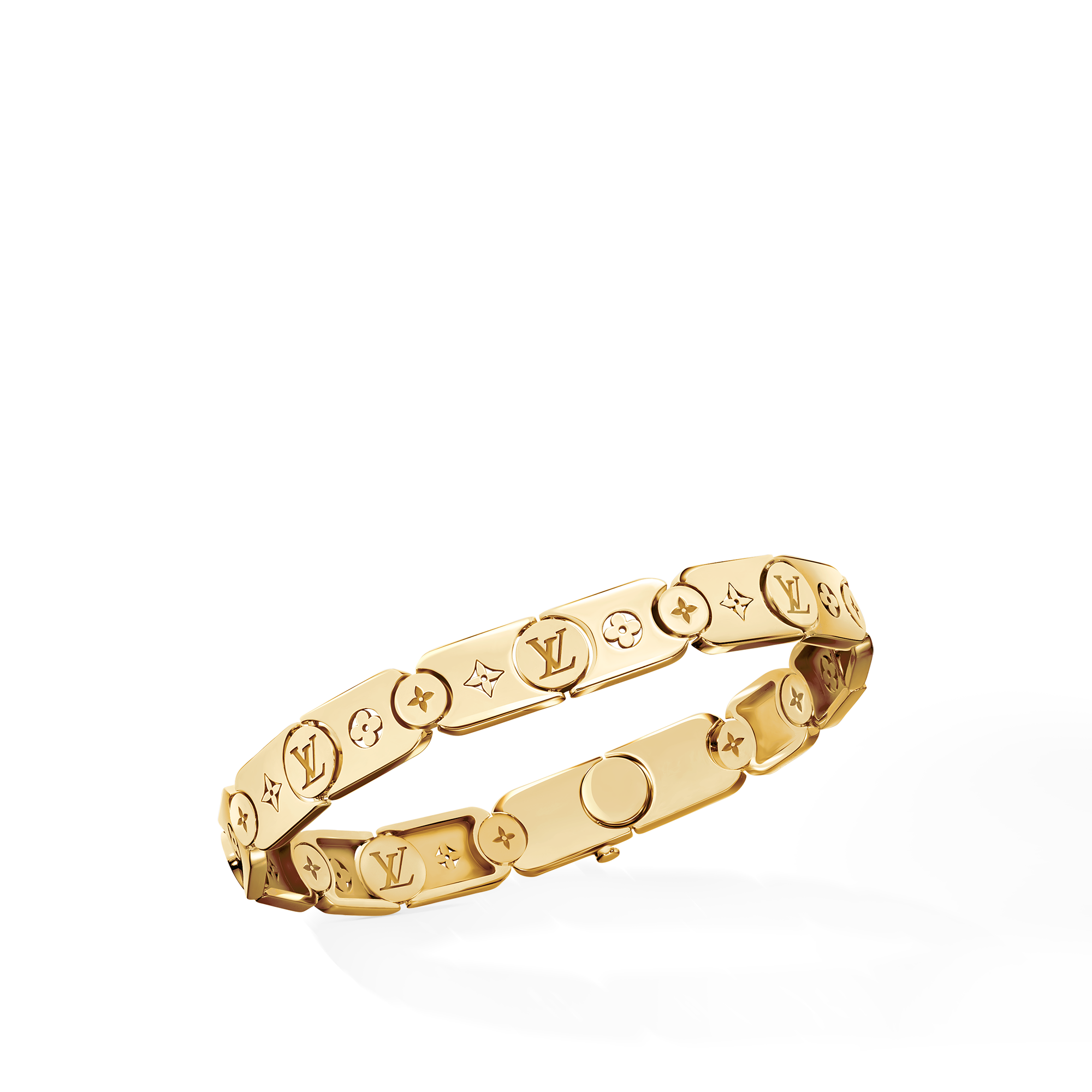 Les Gastons Vuitton Gourmette Bracelet, Yellow Gold  in Perhiasan