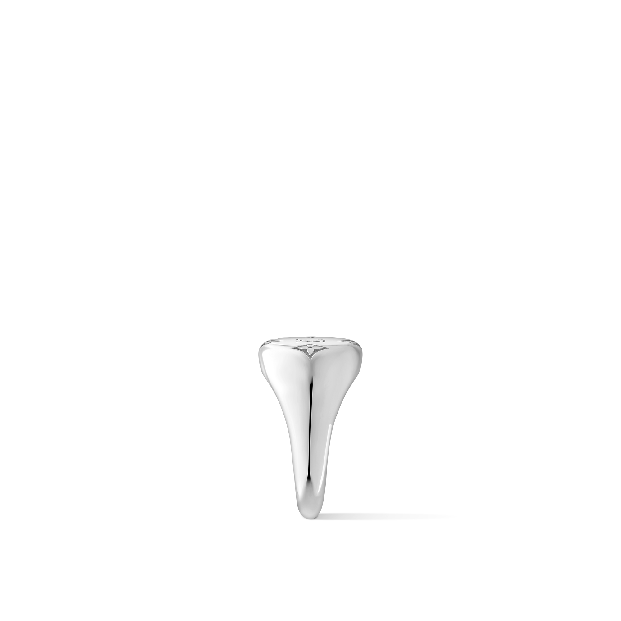 Les Gastons Vuitton Signet Ring, White Gold  in Perhiasan