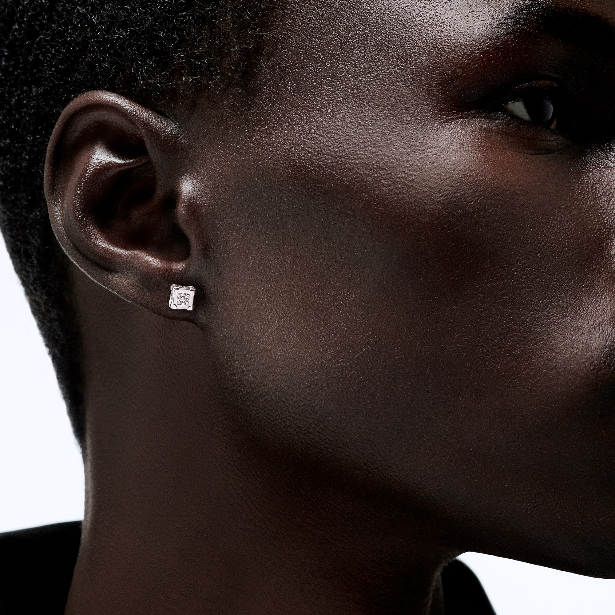 Les Gastons Vuitton Trunk Ear Stud, White Gold and Diamond - Per Unit  in Jewelry