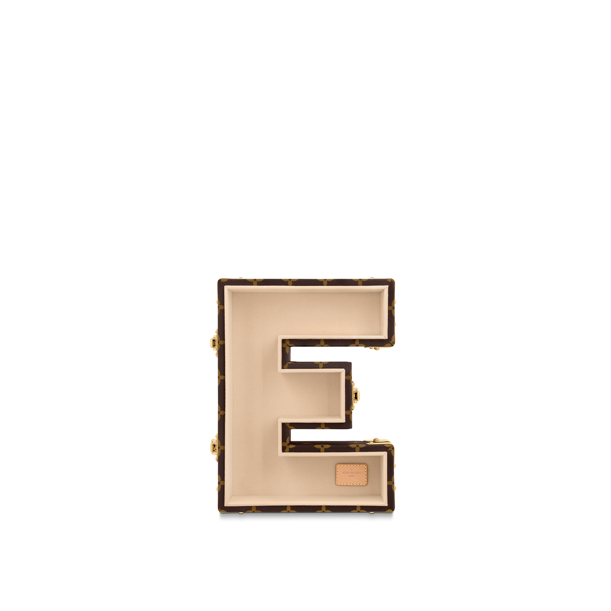 Letter Trunk E Monogram in Trunks, Travel and Home
