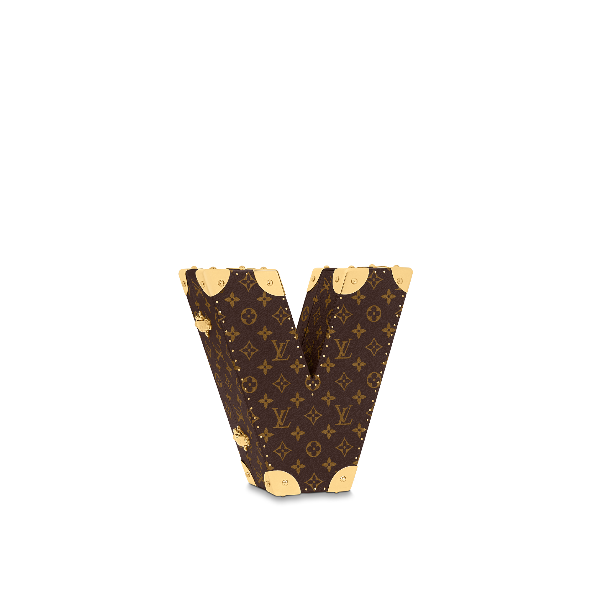 Letter Trunk V Monogram in Les Extraordinaires