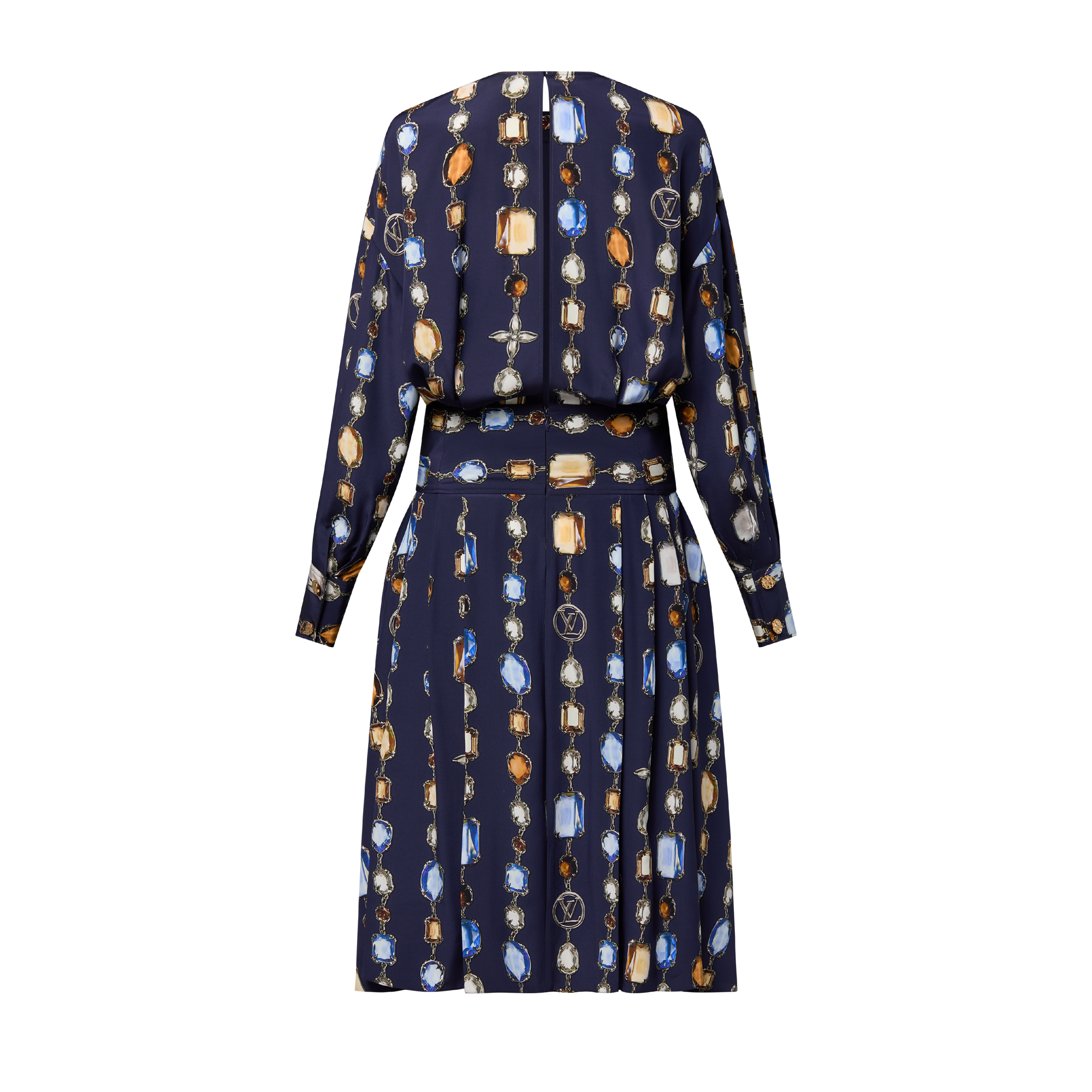 Long-Sleeved Necklace Dress  in Wanita