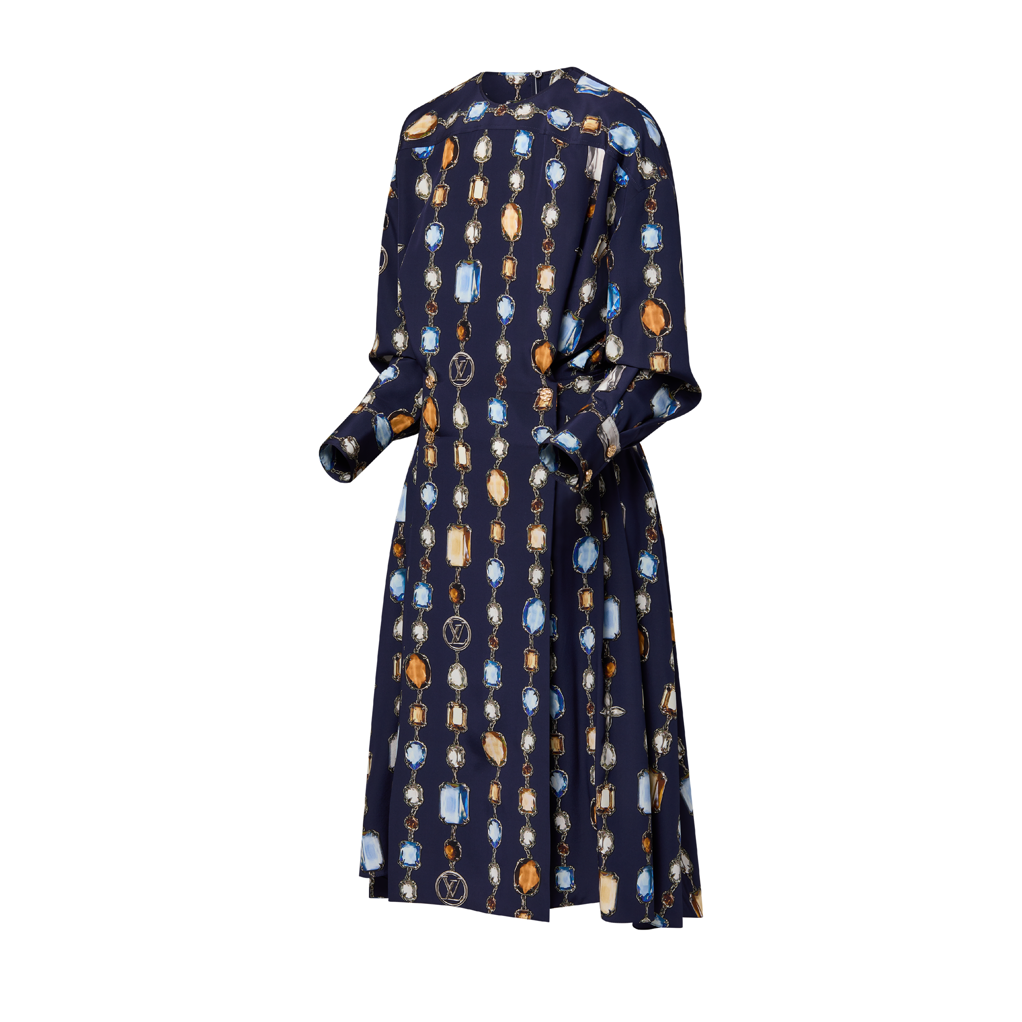 Long-Sleeved Necklace Dress  in Wanita