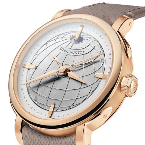 Louis Vuitton Escale Twin Zone, Automatic, 40mm, Rose Gold side view