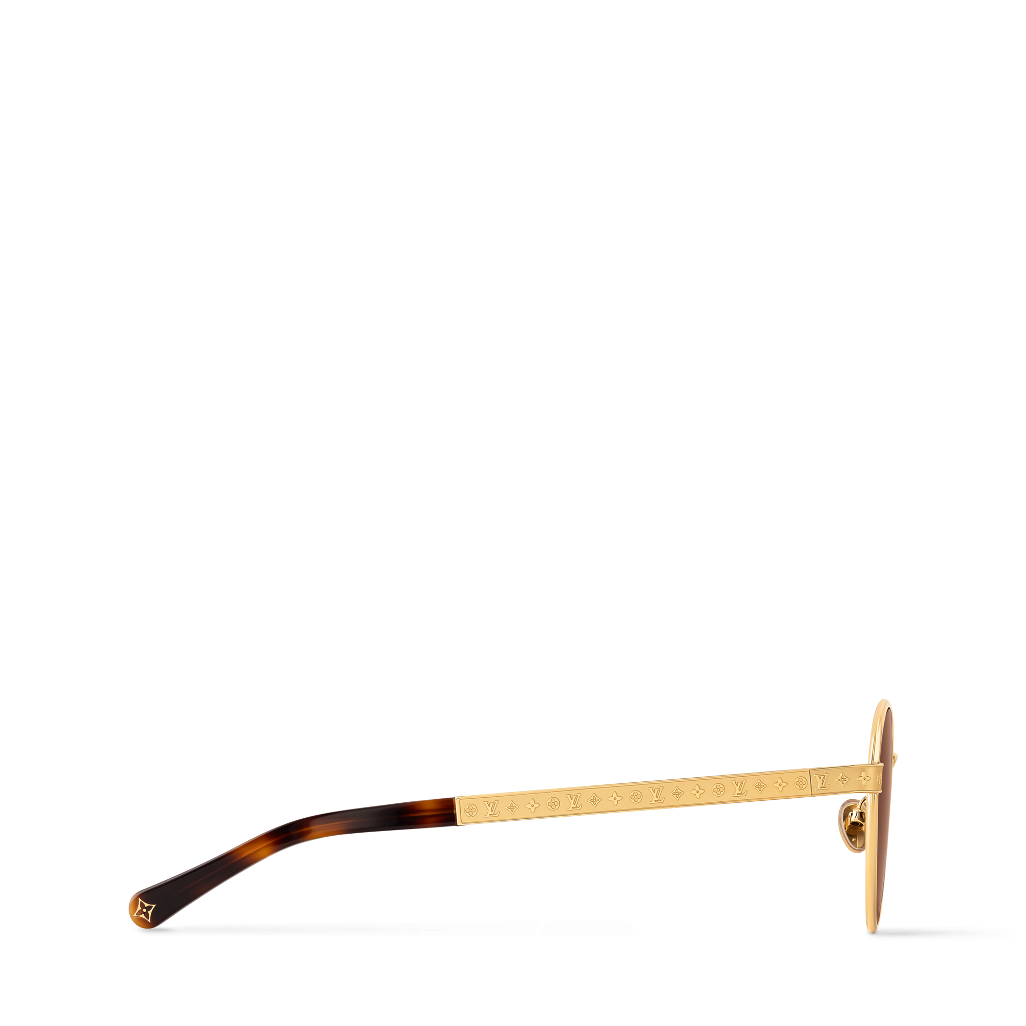 LV Aura Round Sunglasses S00 in Wanita