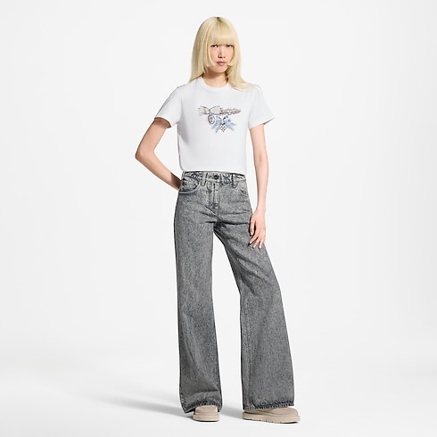 LV Bijoux Print T-Shirt in Wanita's Pakaian Kaus dan sweatshirt collections by Louis Vuitton (Perbesar produk)