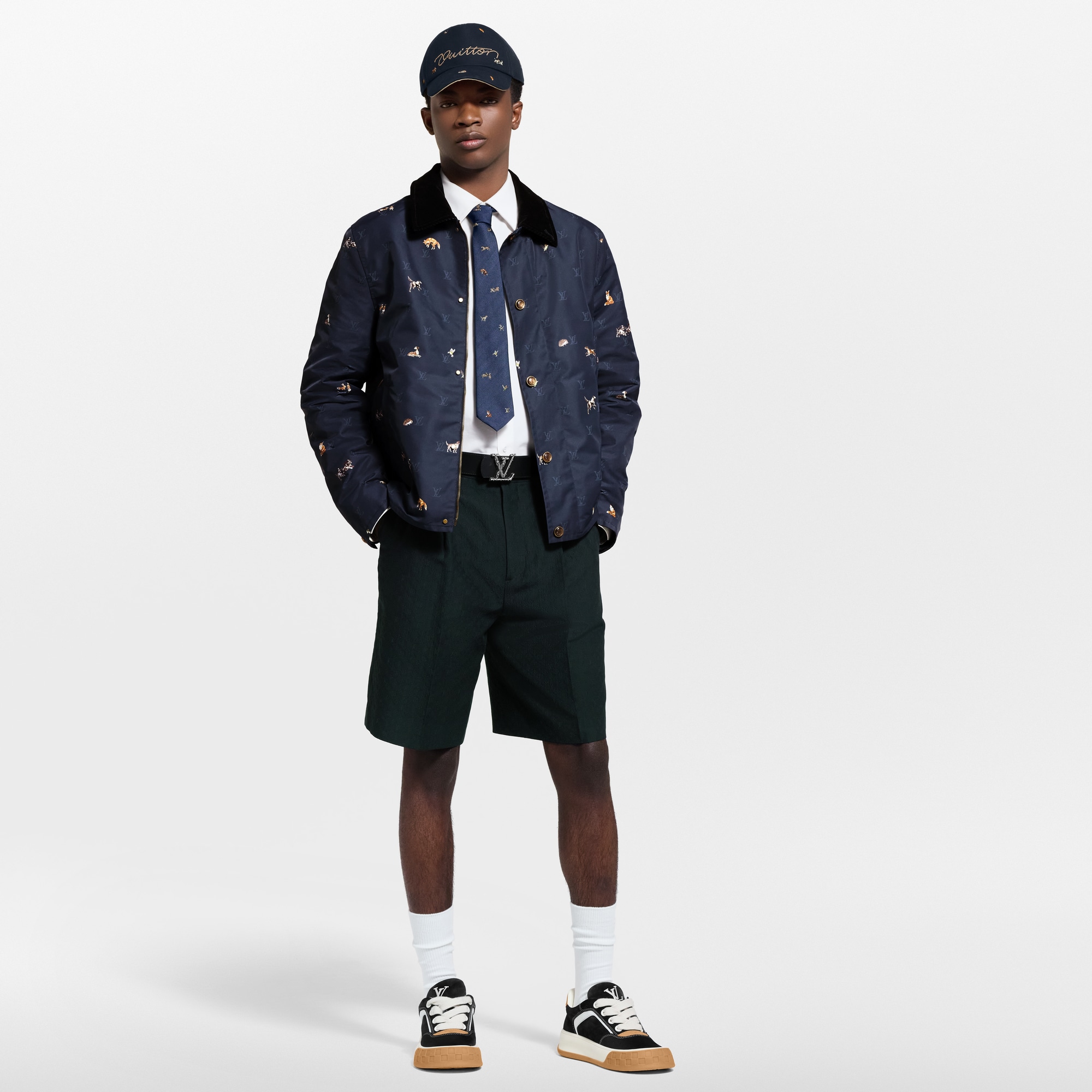 LV Blason Padded Jacket  in Pria