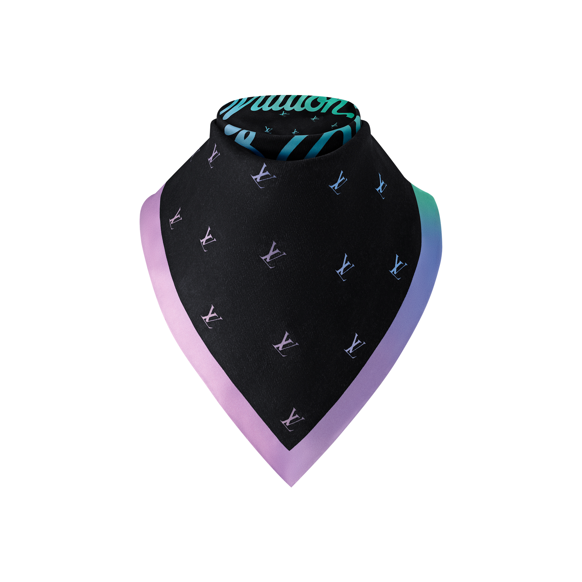 LV Blason Shading Bandana S00 in Pria