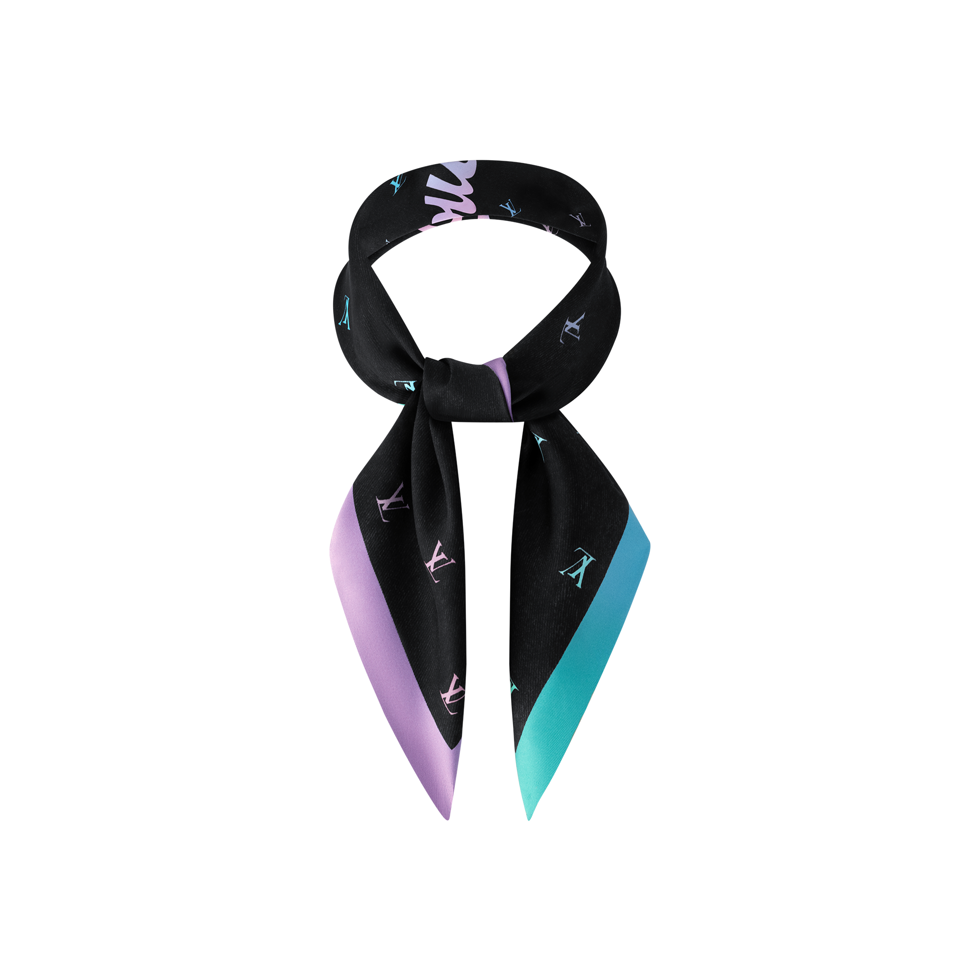 LV Blason Shading Bandana S00 in Pria