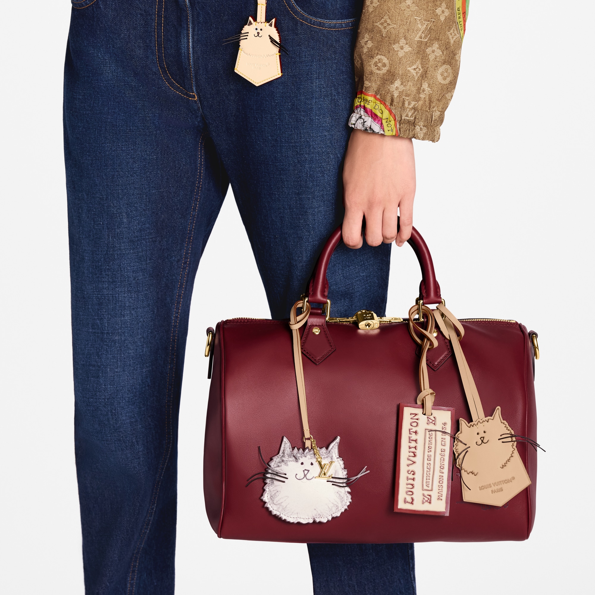 LV Cat Bag Charm S00 in Wanita