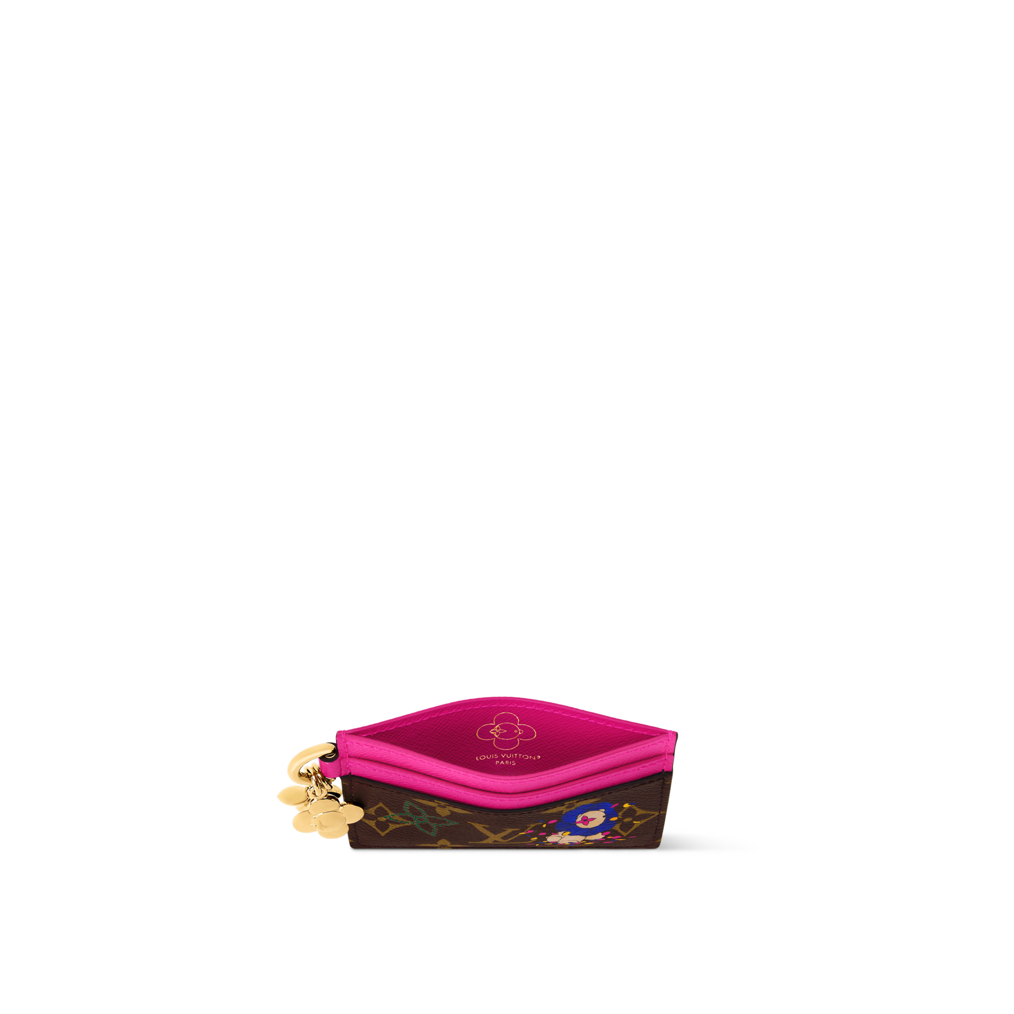 LV Charms Card Holder Monogram in Wanita