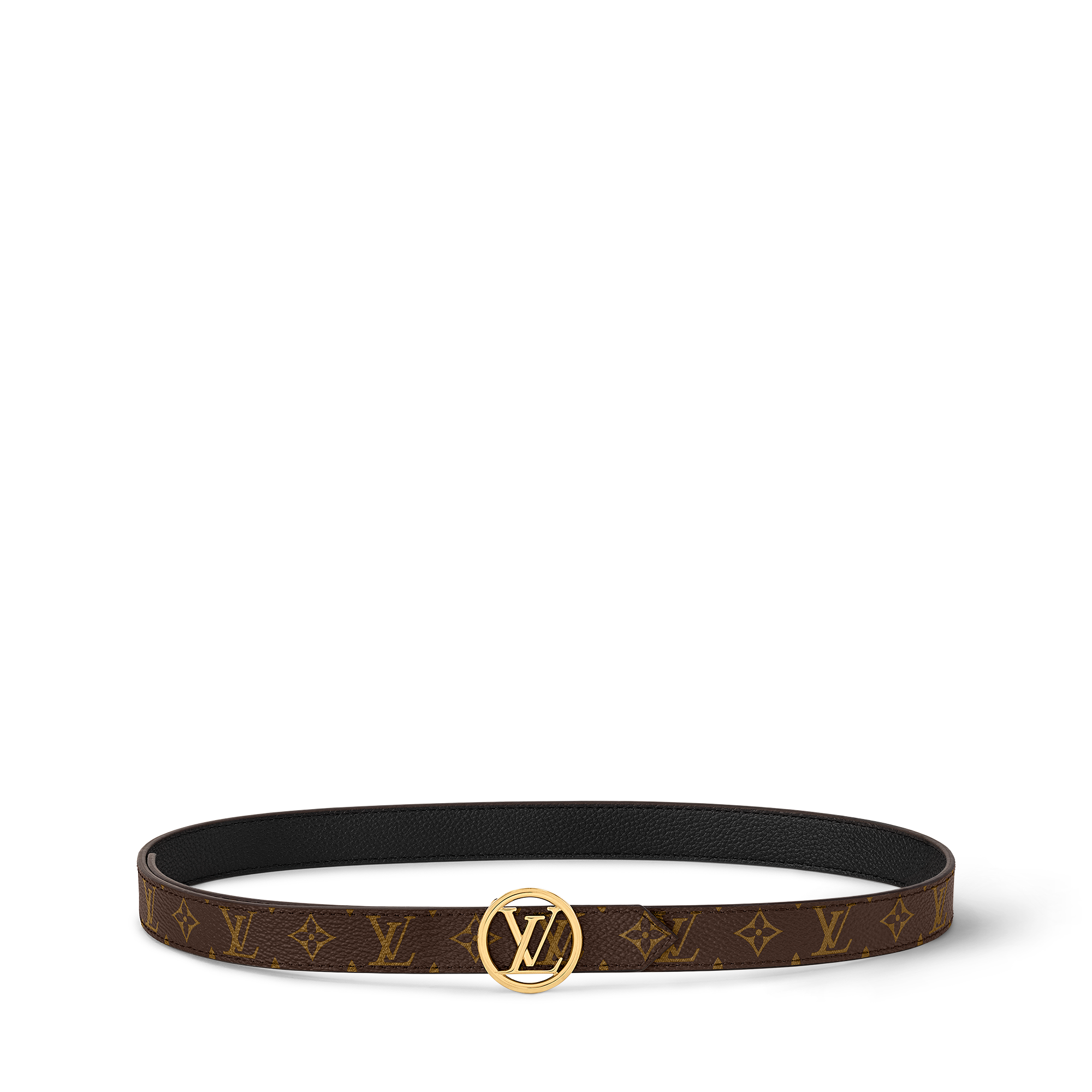 LV Circle 20mm Reversible Belt Monogram in Wanita