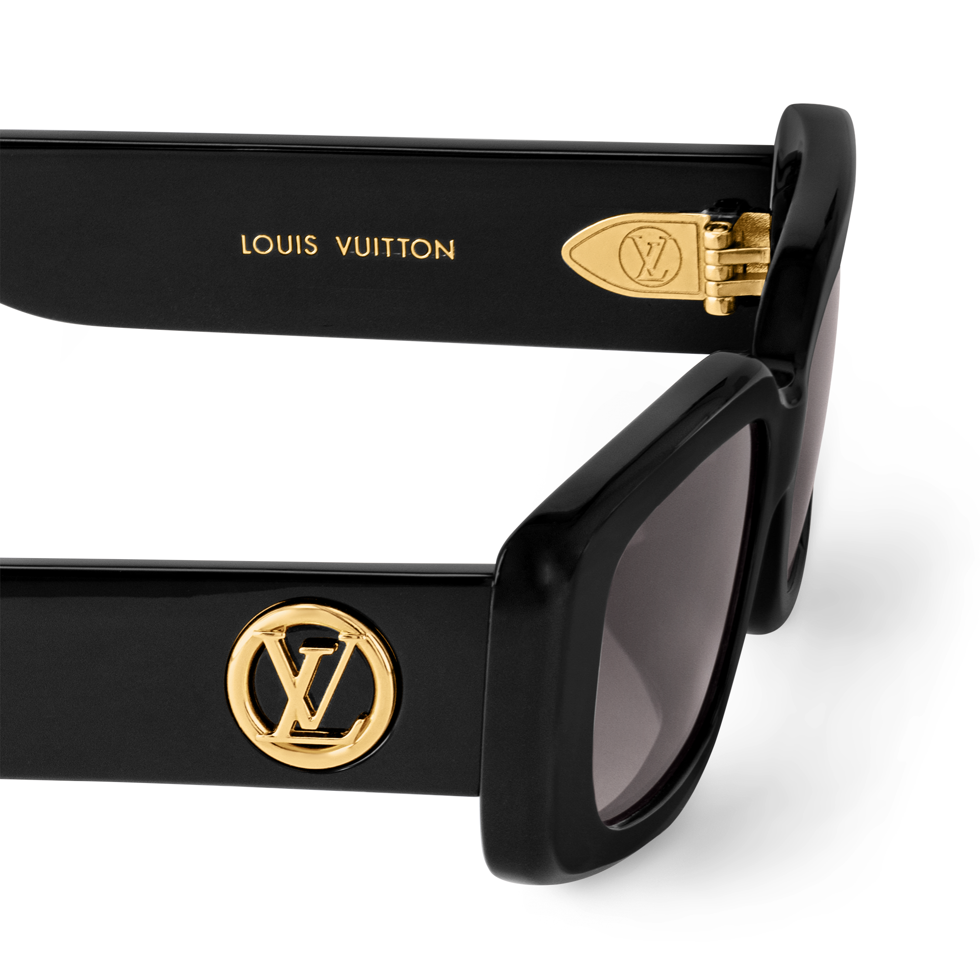 LV Circle Cat Eye Sunglasses S00 in Wanita