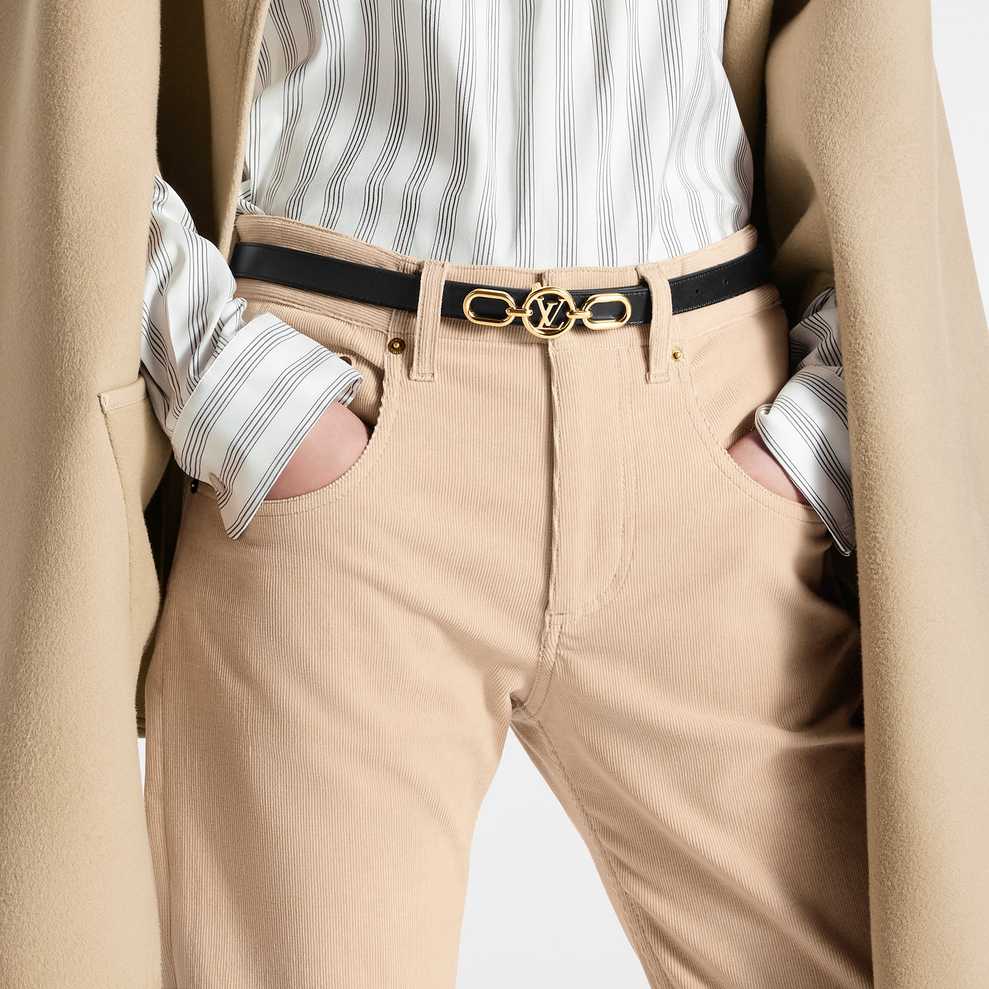 LV Circle Prime 20MM Reversible Belt Monogram in Wanita