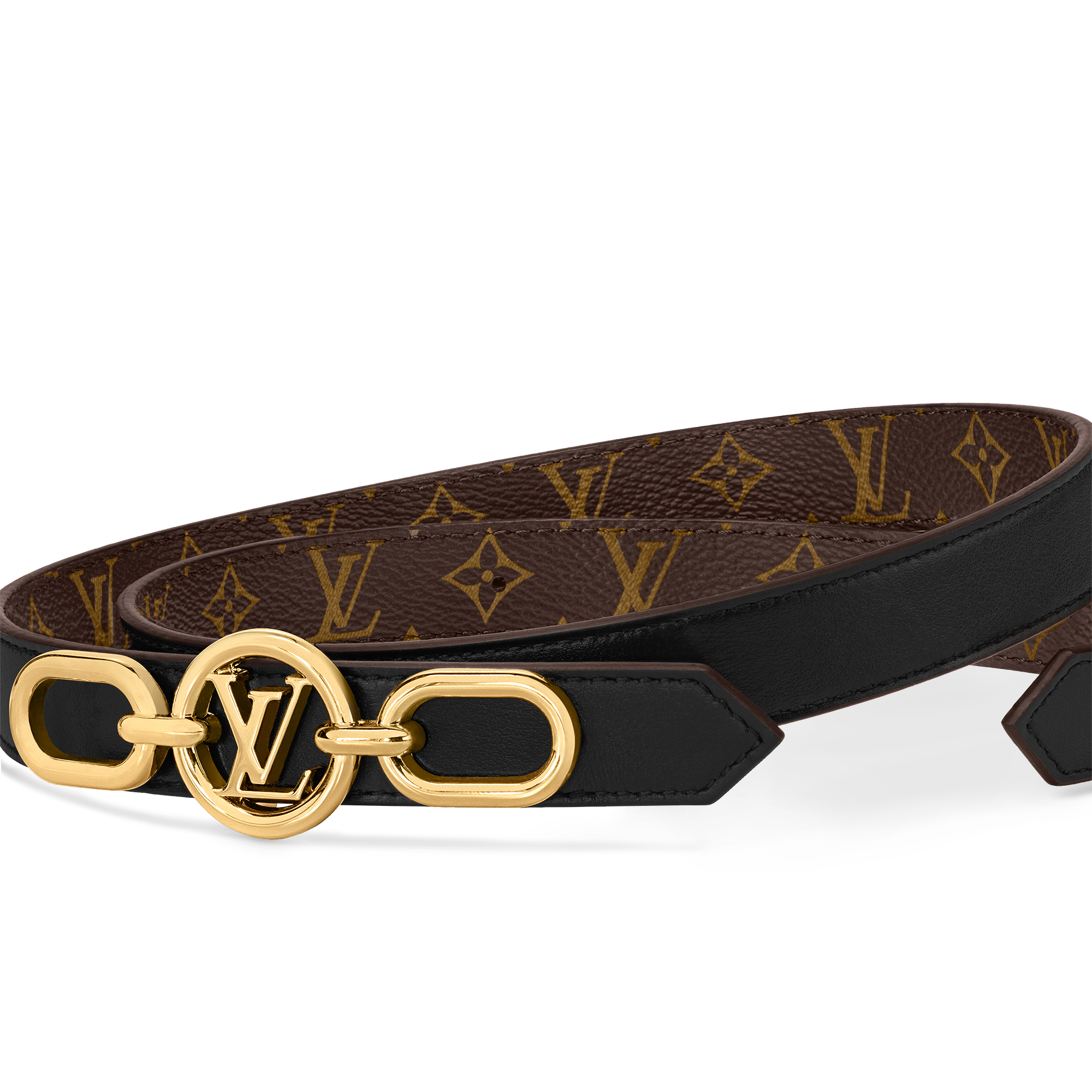 LV Circle Prime 20MM Reversible Belt Monogram in Wanita