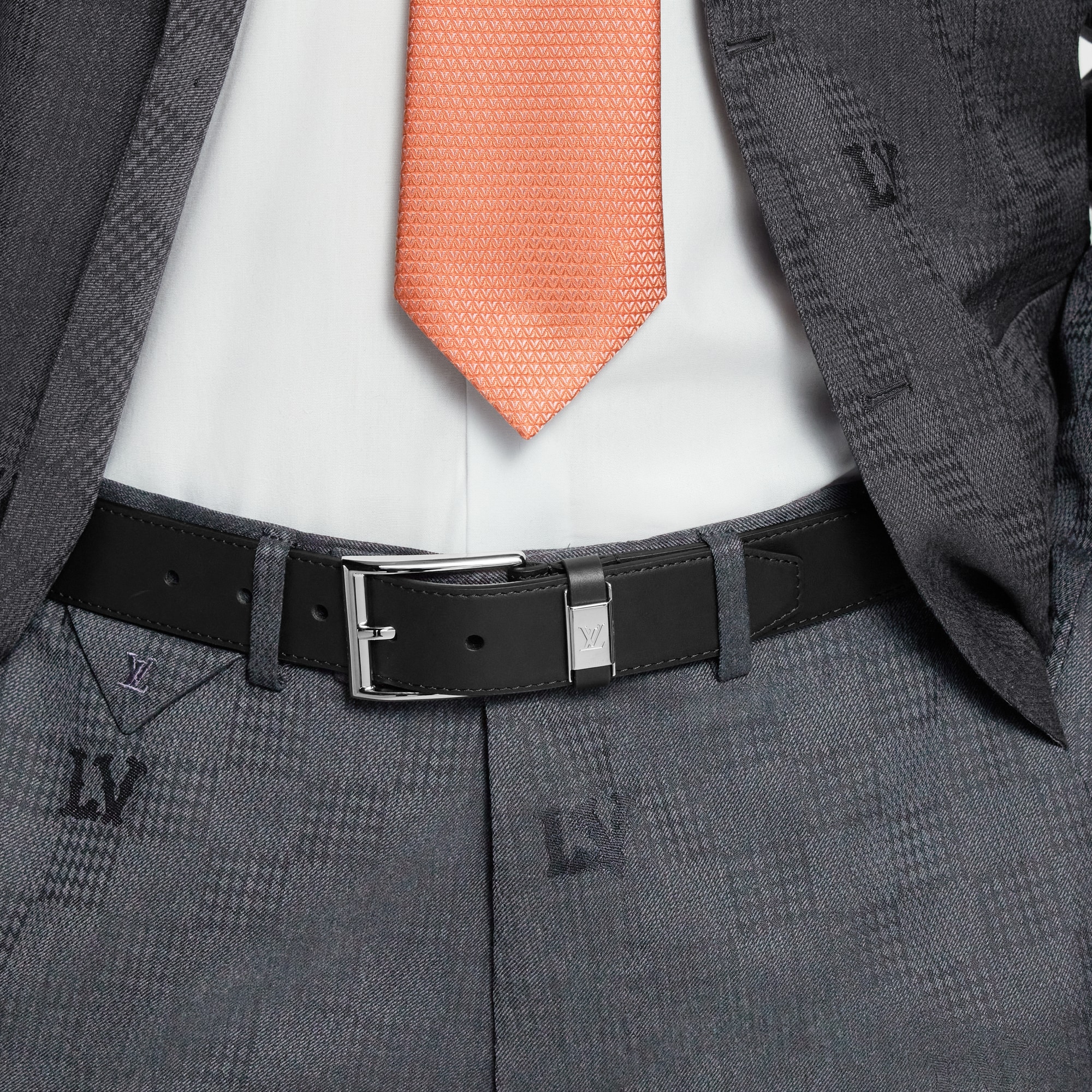 LV City Pin 35mm Belt Other Leathers in Pria