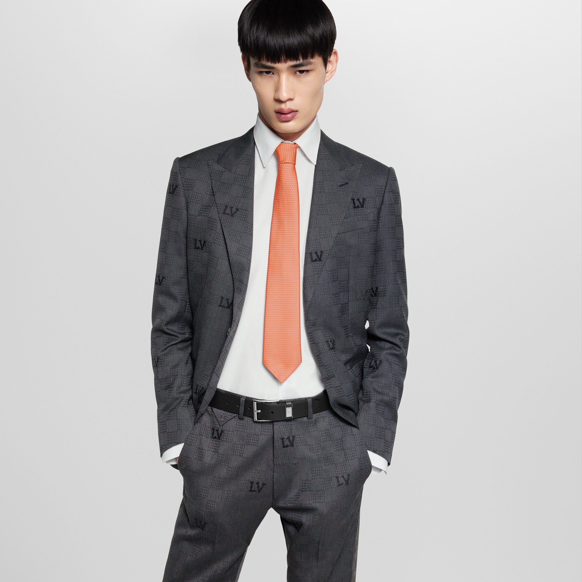 LV City Pin 35mm Belt Other Leathers in Pria