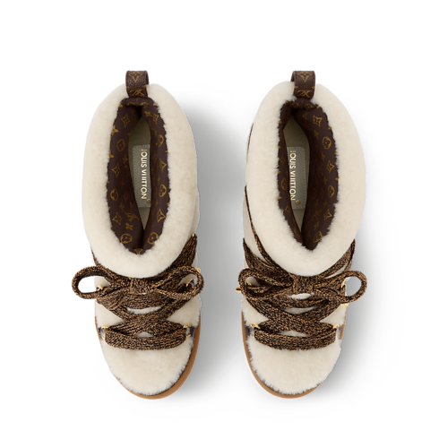 LV Cloud Lace-up Ankle Boot in Wanita's Sepatu Boots and Ankle Boots collections by Louis Vuitton (Perbesar produk)