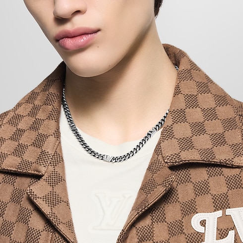 LV Club Chain Necklace . in Men's Fashion Jewelry Necklaces and Pendants collections by Louis Vuitton (Product zoom)