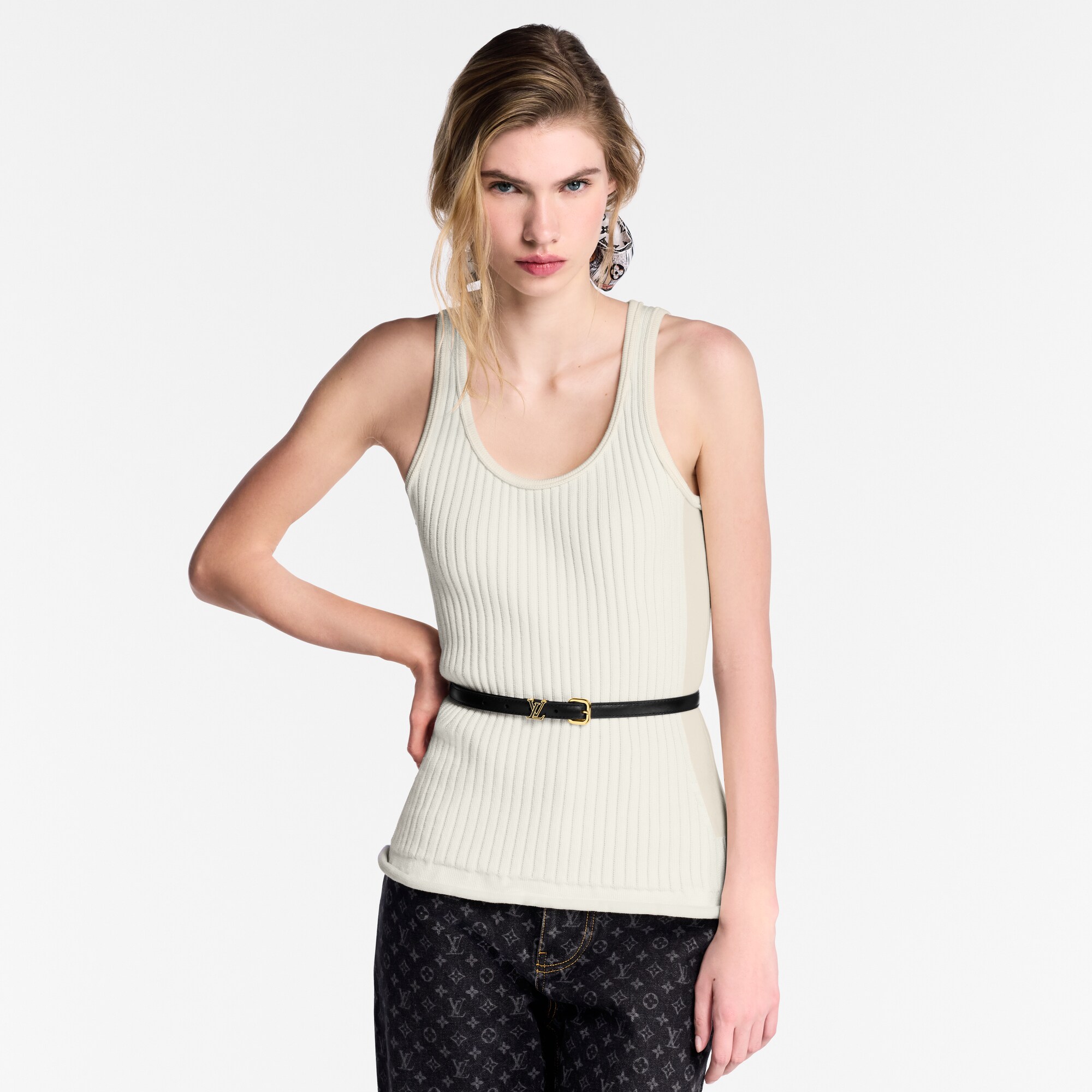 LV Darling Ard 15mm Belt  in Wanita