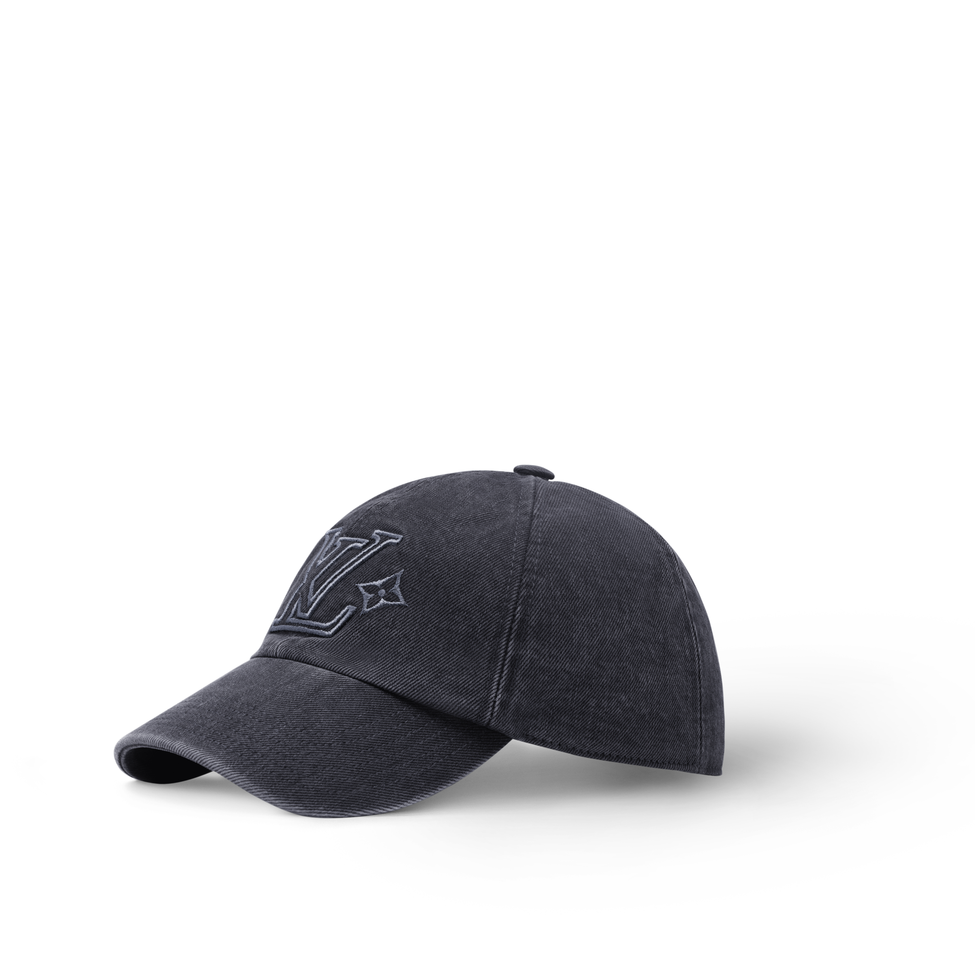 LV Denim Washed Cap S00 in Pria