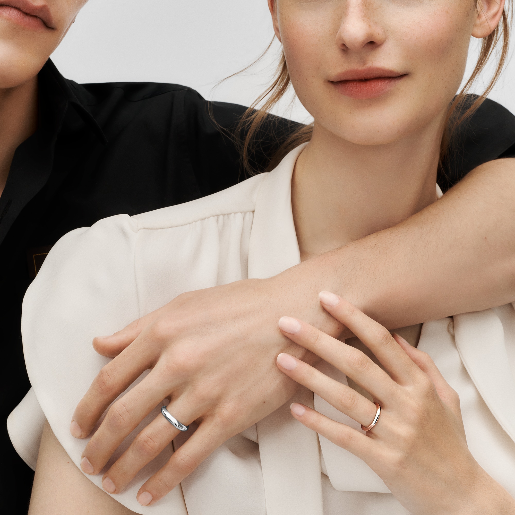 LV Diamonds 4mm Wedding Band, Platinum  in Perhiasan