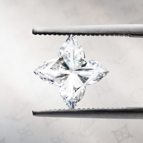 LV Diamonds Small Hoop, LV Monogram Star cut - per unit in Jewelry's Collections LV Diamonds collections by Louis Vuitton