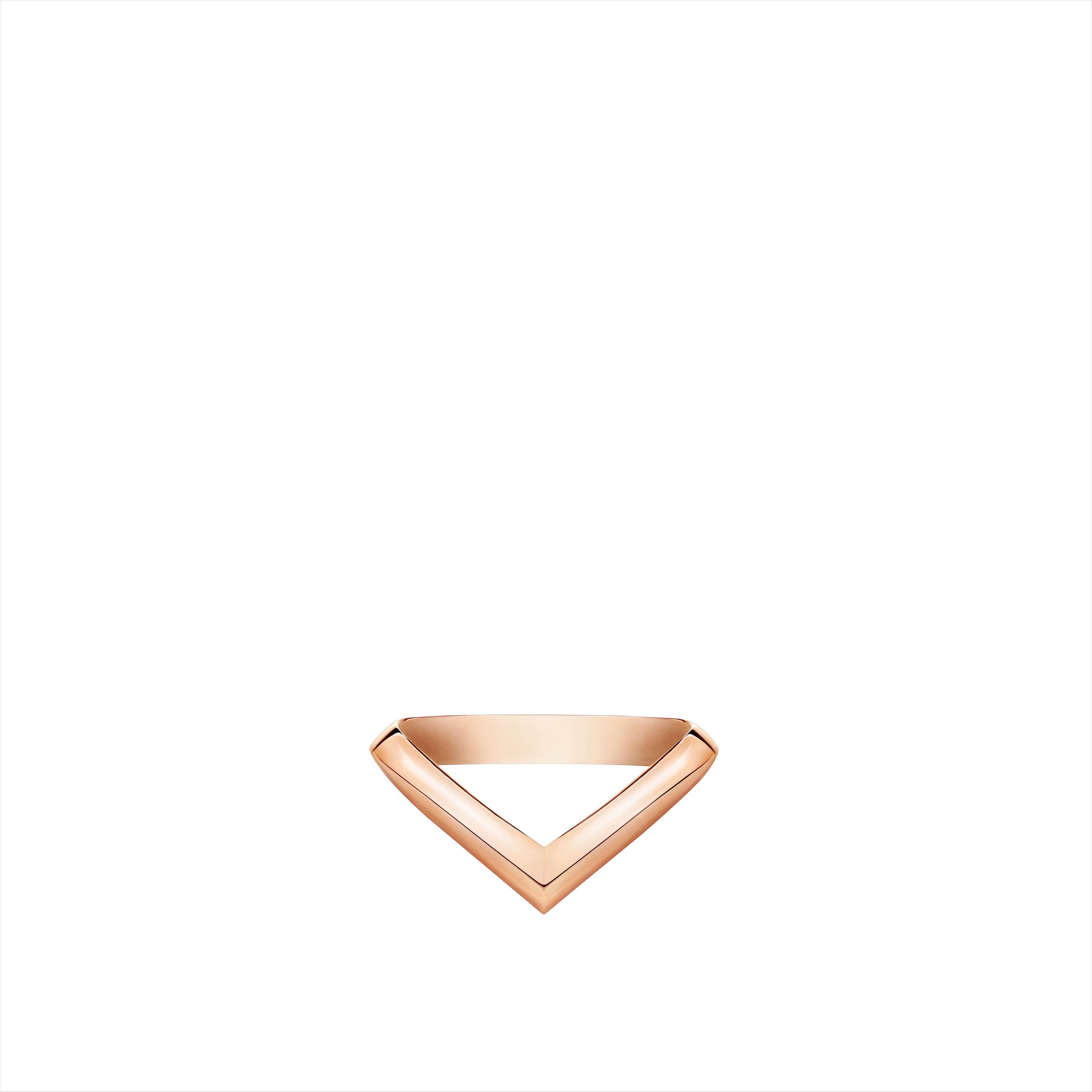 LV Diamonds V Ring, Pink Gold  in Perhiasan